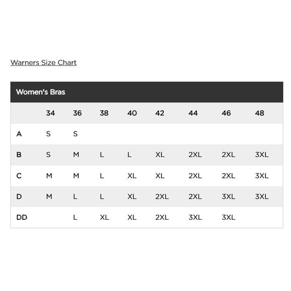 Warners Women's Underarm-Smoothing Comfort Wireless T-Shirt Bra SZ 40B Black NWT - Picture 8 of 8